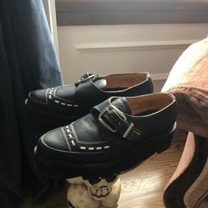 Vintage John Fluevog Shoes Black and White Size 8